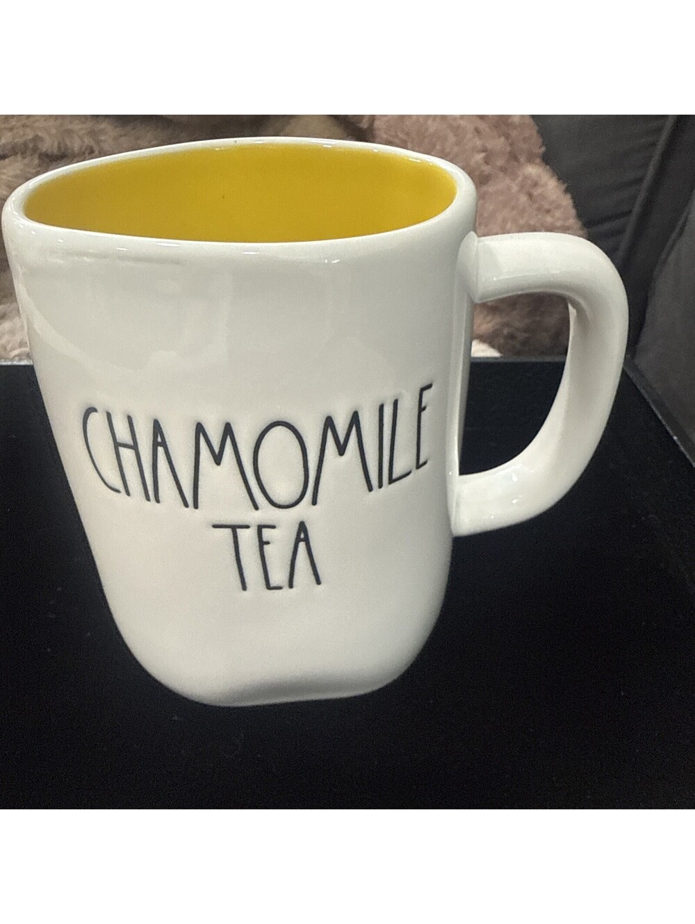 Rae Dunn Mug. Chamomile Tea Inscription. Ceramic. New